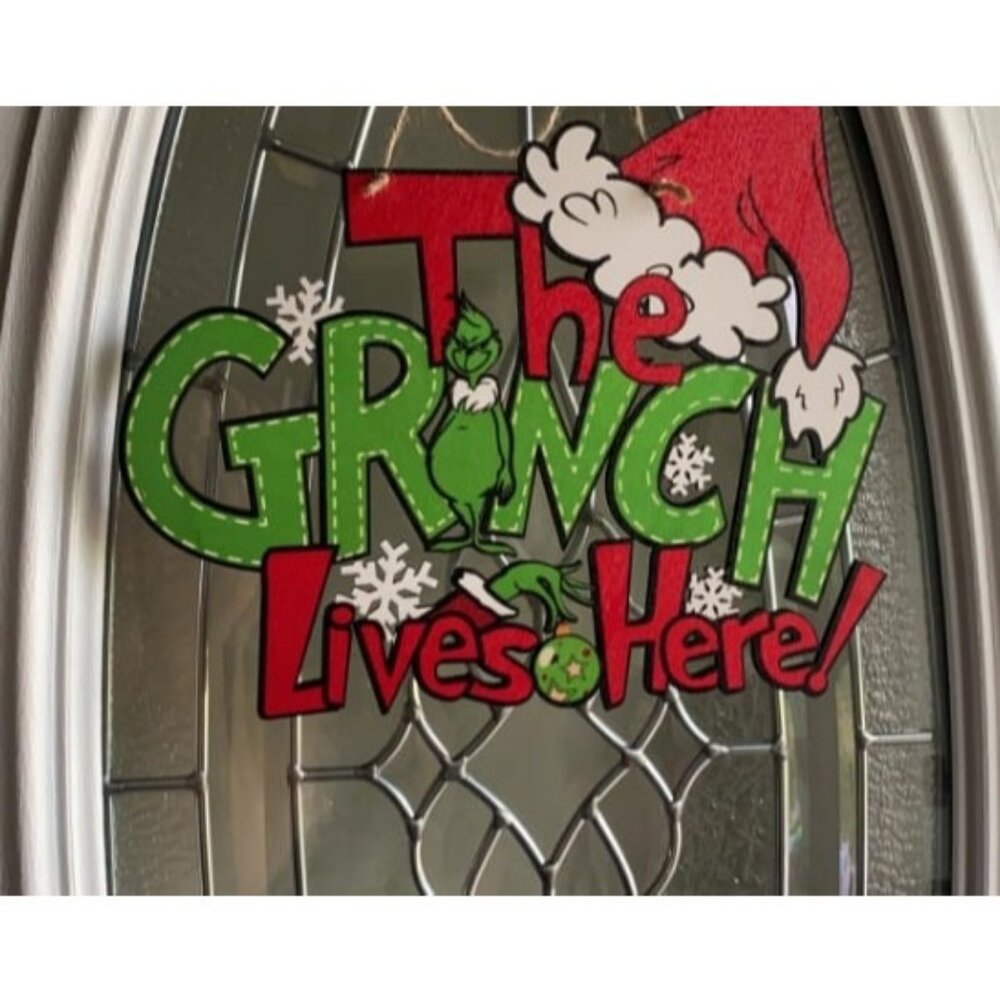 Christmas Decorations Hanging Sign- Christmas Wooden Door Sign Thief Stole Decor